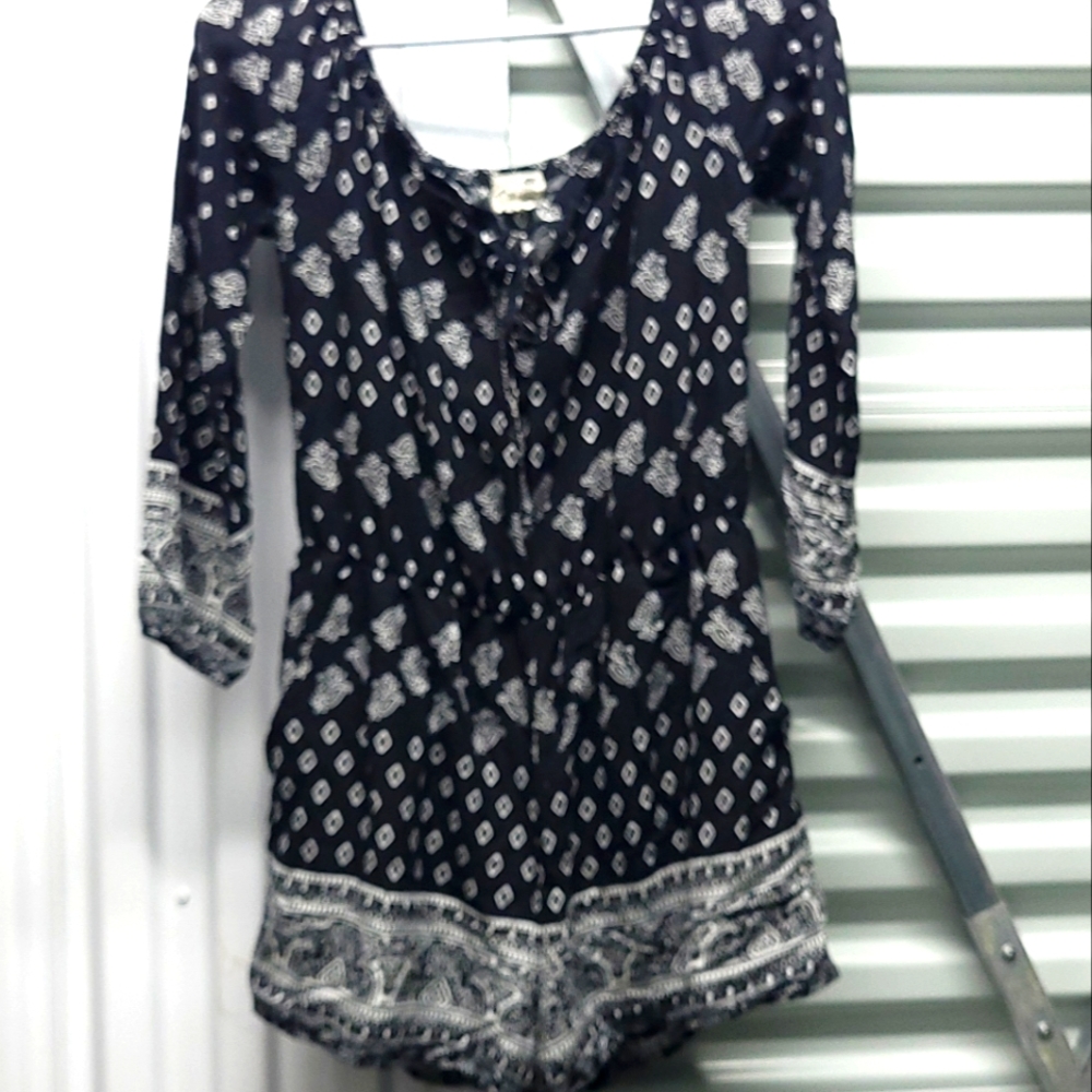Long Sleeve Romper Shorts